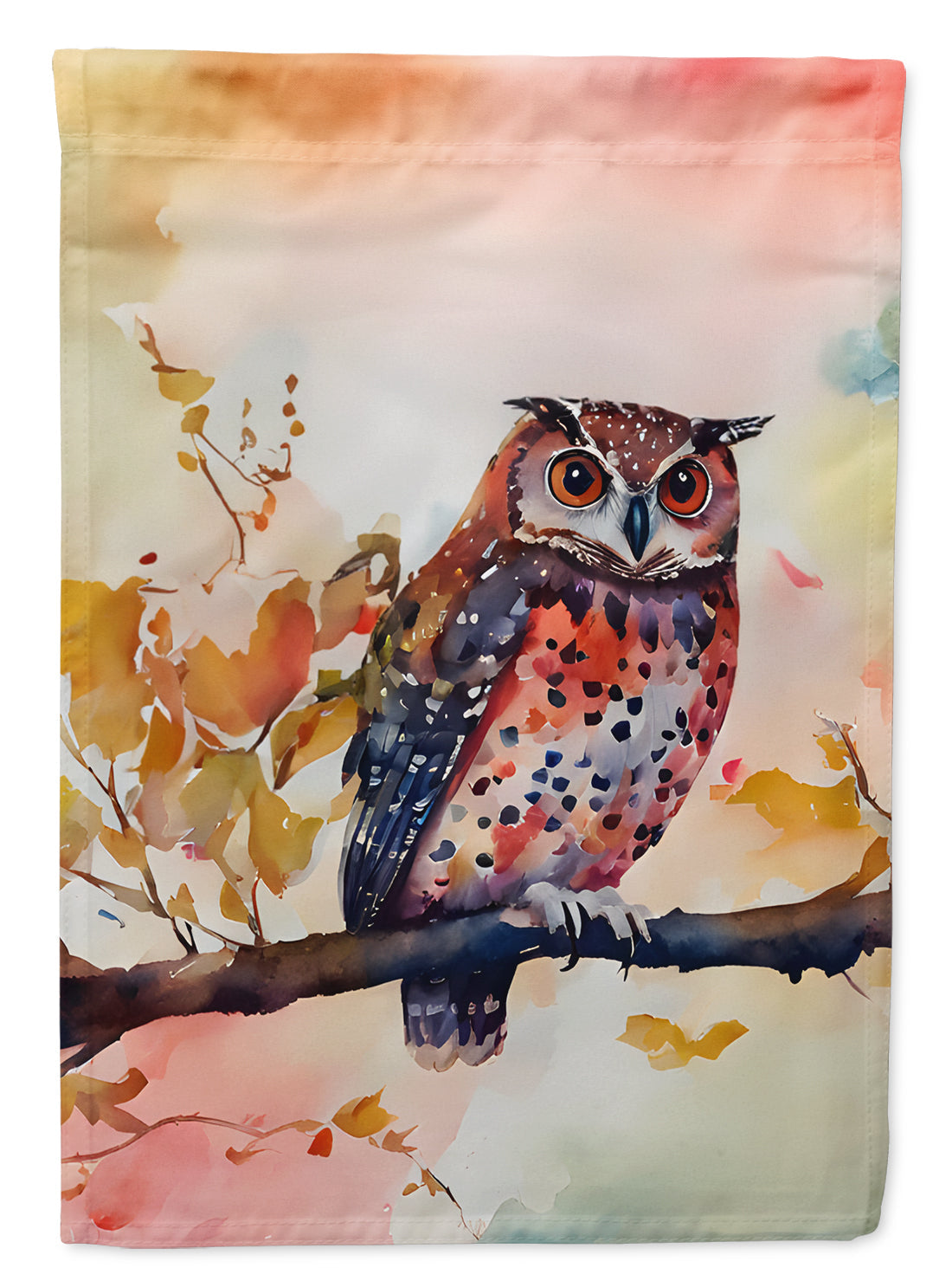 Elf Owl Garden Flag